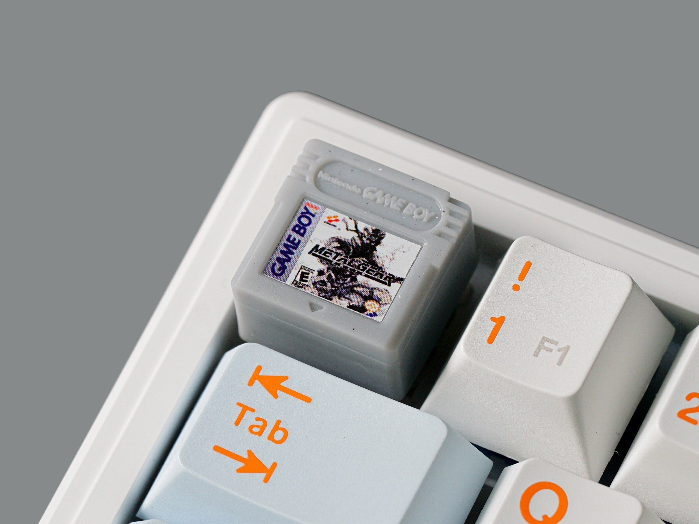 Gameboy Keycap, Metal Gear Gameboy Keycap, Gaming Keycap, Keycap For Cherry MX Switches Mechanical Keyboard, Gift for Him